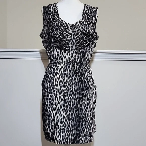 Robe Imprimé Animalier Speed Control - Taille L, Longueur Genoux - Manches Courtes - Occasion Très Bon état